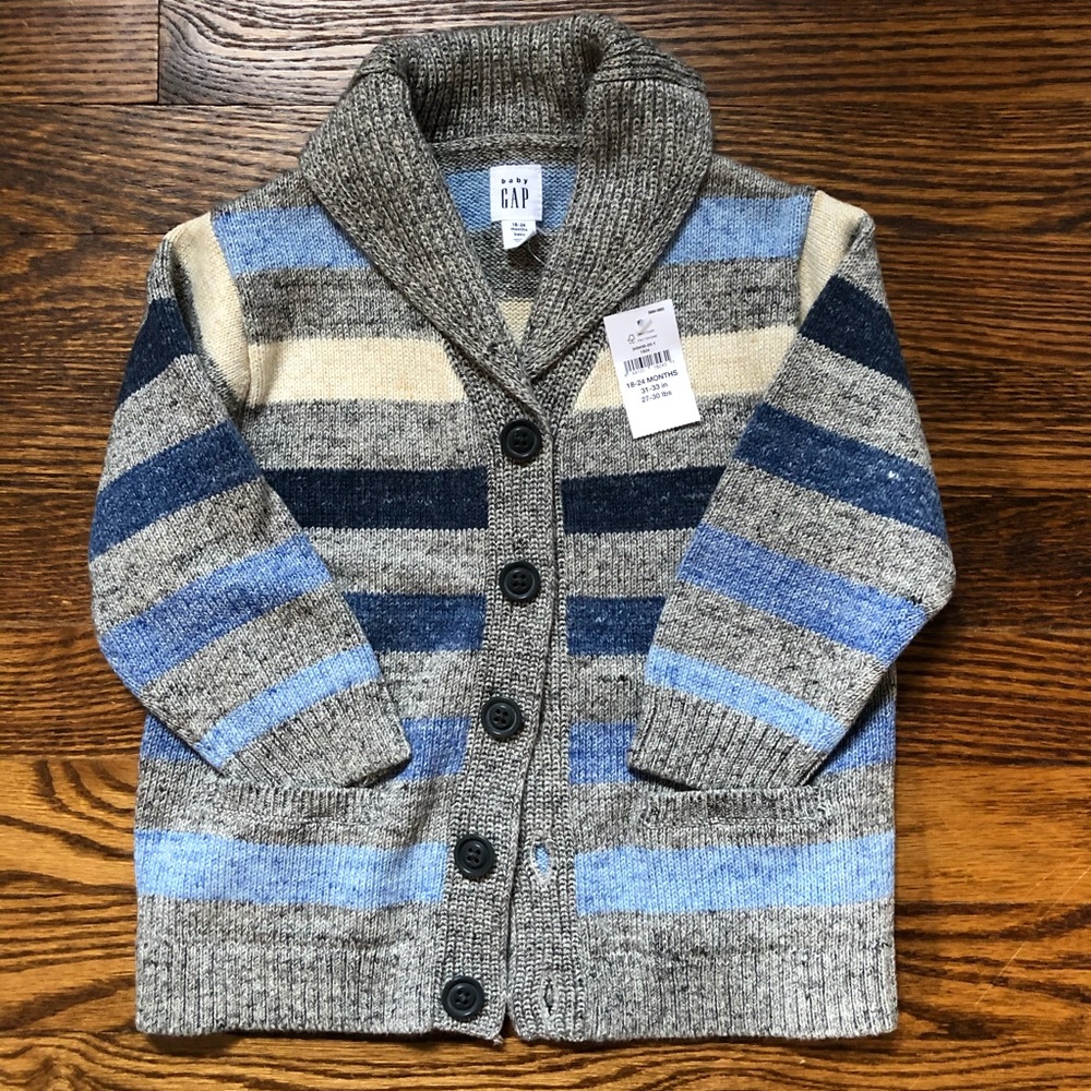Button down sweater